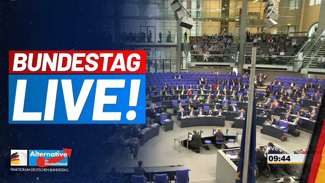BUNDESTAG LIVE - 189. Sitzung - AfD-Fraktion im Bundestag