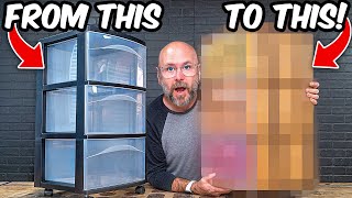Cheap to Priceless! Turning a Storage Cart Into Fine Furniture.