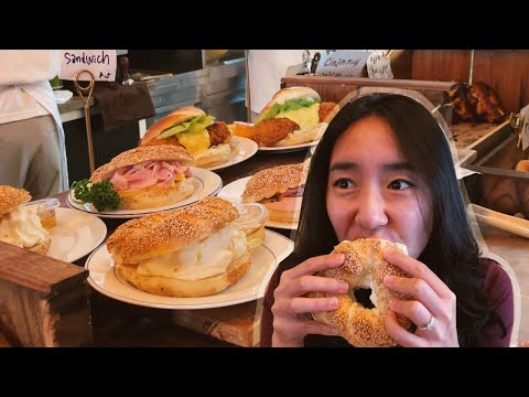Tentando consertar meu bagel em Seul, Coreia | Vlog
