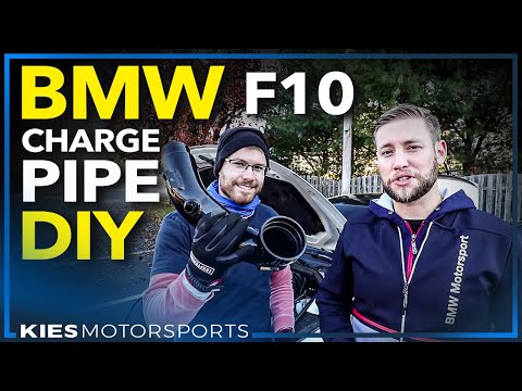 BMW F10 Evolution Racewerks Chargepipe Install DIY on a BMW N55 535i