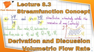 Fluid Mechanics 8.3 - Streamfunction Concept