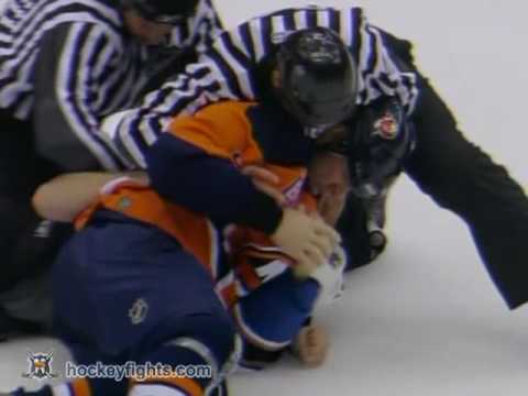 John Erskine vs Chris Simon