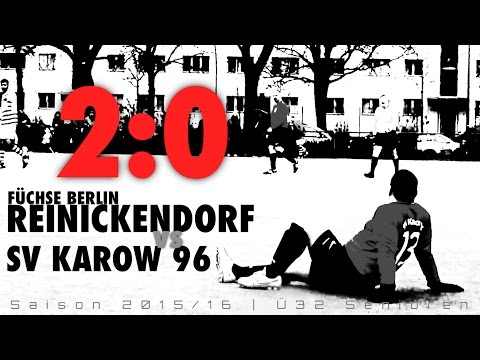 15. Spieltag | FÜCHSE BERLIN REINICKENDORF vs SV KAROW 96 - 2:0 Niederlage | Saison 2015/16