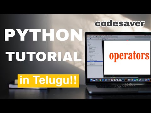 Python Tutorial For Beginners In Telugu Part 4 Operators In Python