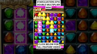 STARCLUSTERS EPIC DOUBLE MULTIPLER HIT! #spinblitz #casino #gaming #jackpot #slot #bigwin #megawin Video Video