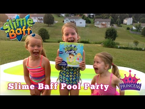 Slime Baff Pool Party Challenge | Princess Clubhouse