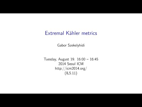 ICM2014 VideoSeries IL5.11: Gábor Székelyhidi on Aug19Tue