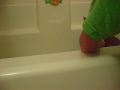 Giving The Fat Cat A Bath