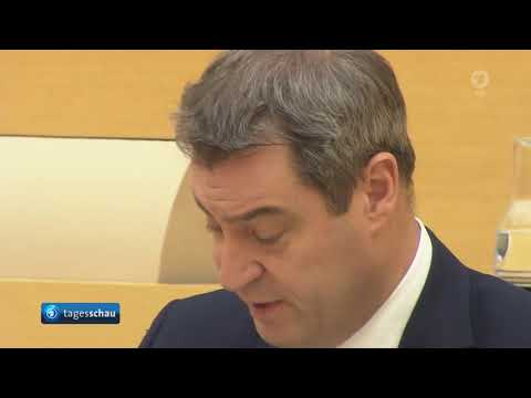 Umgang mit Corona Krise Söder Regierungserklärung zur Lage in Bayern * Kanzlerkandidat der CDU/CSU ?