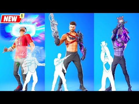 SypherPK doing all Fortnite Built-In Emotes シ