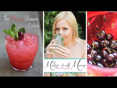 The Cherry Blossom Cocktail - Makin' it with Maren (Recipe)