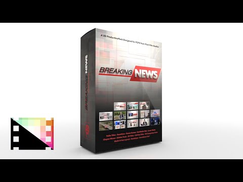 Breaking News - A Professional 3D Production Package for FCPX - Pixel Film Studios