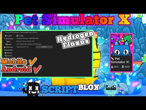 PET SIMULATOR X Script Mobile DOODLE V2 Auto Farm New World | Auto Hatch New Eggs & More