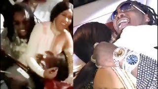 Cardi B buys her fiance Offset a Rolls Royce Wraith. Offset cries I love you Cardi!