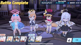 ブルーアーカイブ　総力戦　2023/01/08 ブルアカ ヒエロニムスins 1凸　2:56秒