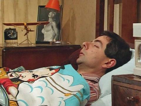 Mr. Bean - Oversleeps - Learning To Tell Time