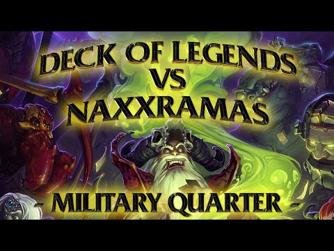Hearthstone: Deck of Legends vs Naxxramas Military Quarter