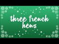 Three French Hens Children S Christmas Songs And Stories