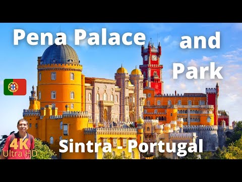 Pena Palace and Park, Sintra, Portugal, 4K