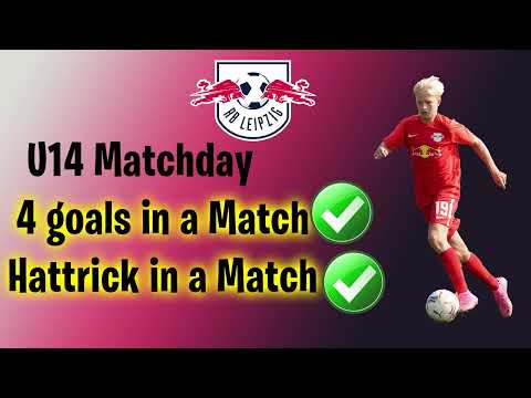 Matchday U14 RB Leipzig : Chemnitzer FC (4 Goals, Hattrick)