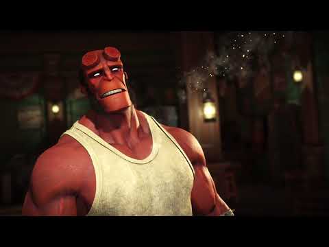 Injustice 2 HELLBOY gameplay ps4