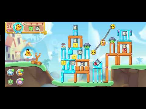 Angrybird Journey land 22  pirate island Cross Level 3676 To 3680  V#941    #nocopyright