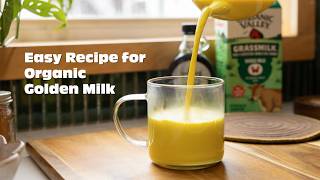 Organic Valley Golden Milk Recipe One (2025) Ad Campaign