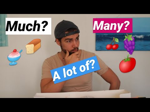 Englische Grammatik! *MUCH, MANY, A LOT OF* Einfach erklärt!