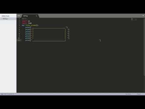 Creating a python text adventure| Ep 1.