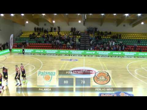 Neįtikėtinas R. Simso pergalingas šūvis NKL čempionato rungtynėse Palangoje