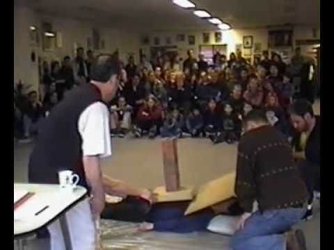 Wing chun sifu Linda demonstrates Shaolin Hard Qigong