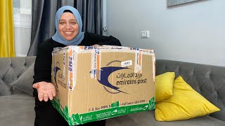 صحيت علي اكبر صندوق وصلني من الإمارات ????