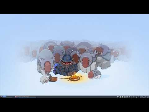 Sardi and Surfn icons visiting Linux Mint 20 Cinnamon