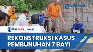 Rekonstruksi Kasus Pembunuhan 7 Bayi Hasil Inses di Banyumas, Terungkap Cara Tersangka Membunuh Bayi