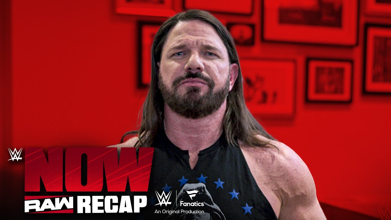 FULL INTERVIEW: AJ Styles gets candid after retirement | Raw Recap: WWE Now