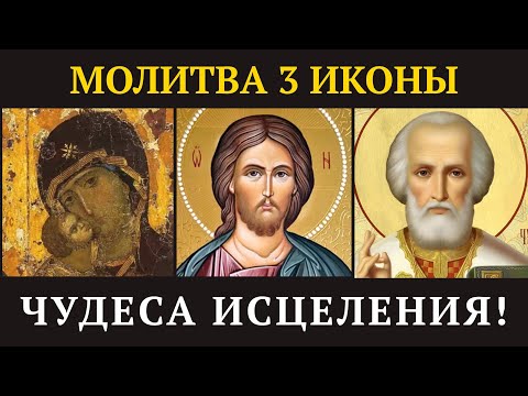 Исцеляющая молитва «3 ИКОНЫ» — здоровье вернется!