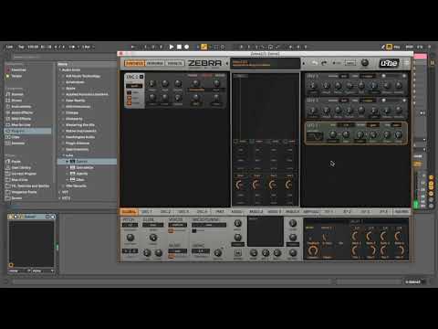 Dirty Neuro Bass In U-He Zebra 2