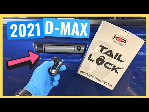 ISUZU D-MAX HSP Tailgate Lock Central Locking Install - 2021 DMAX X-TERRAIN Build Series #2