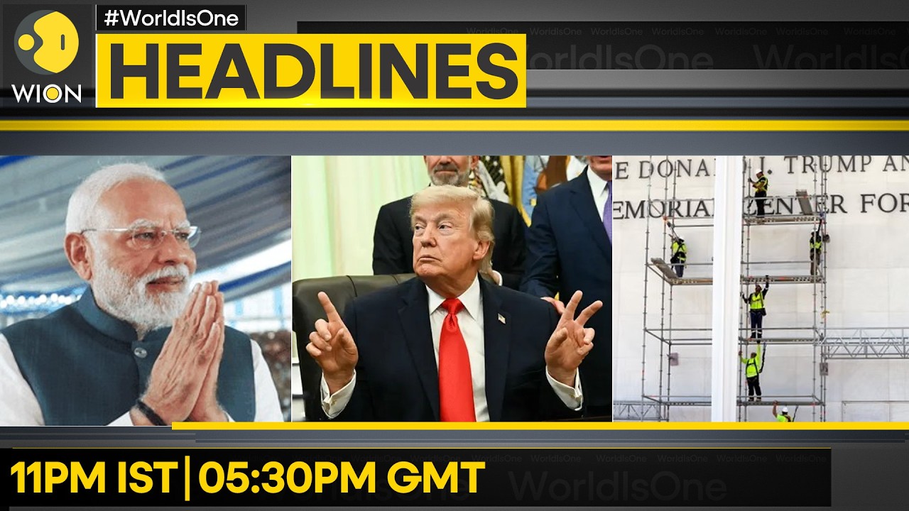 Trump: Iran Peace Deal To Be Signed On Sunday | Trump's Name Removed From JFK Building | Headlines