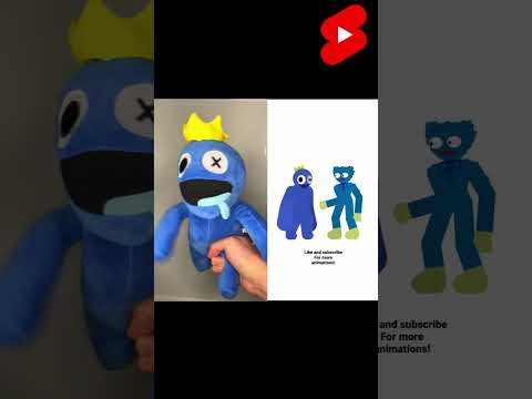 БОЙ БЛУЖБА 😂💙 Rainbow Friends Roblox #шорты #rainbowfriends #roblox