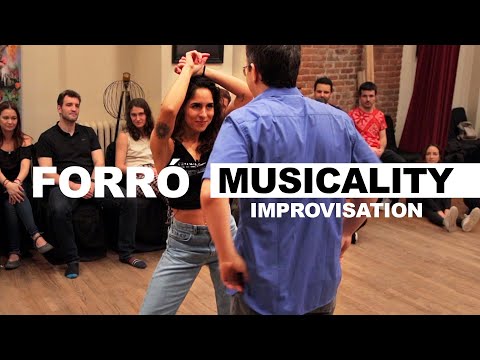 Forro dance demonstration (Rafael Piccolotto & Camila Alves) | Musicality workshop: phrasing & form