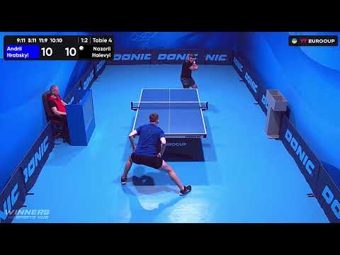 13:40 Andrii Hrabskyi  - Nazarii Haievyi  09.09.2023 TT Euro.Cup Ukraine Master.TABLE 4