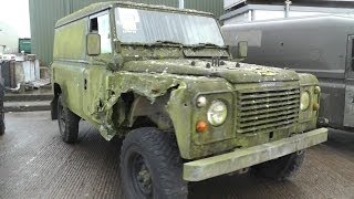 preview picture of video 'Witham SV Military Vehicle Auction / Tender Jan 2014'