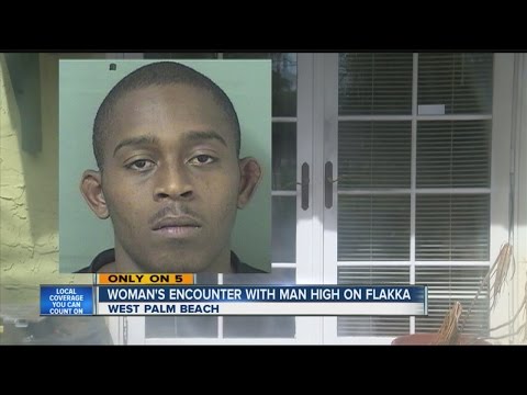 Woman's encounter with man on flakka