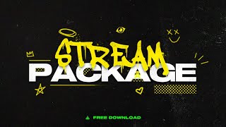 FREE TWITCH STREAM PACK  Customizable OVERLAYS for