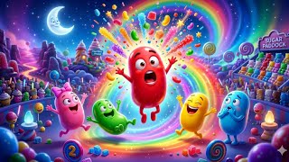Jumping Jelly Beans Song 🍬 | Kids Songs, Counting & Colors Song | Nursery Rhymes