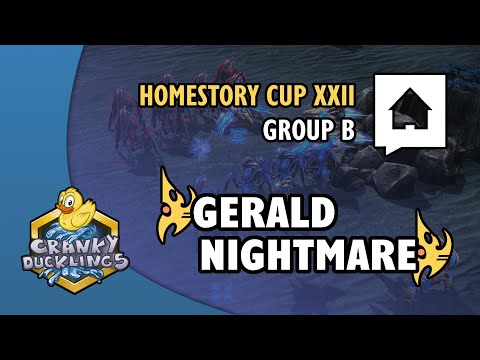 Gerald vs NightMare - PvP | HomeStory Cup XXII: Group Stage | EPT StarCraft 2 Tournament