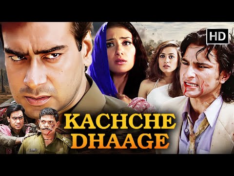 Kachche Dhaage | Ajay Devgn, Saif Ali Khan, Manisha Koirala | 90s Blockbuster Musical Action Classic