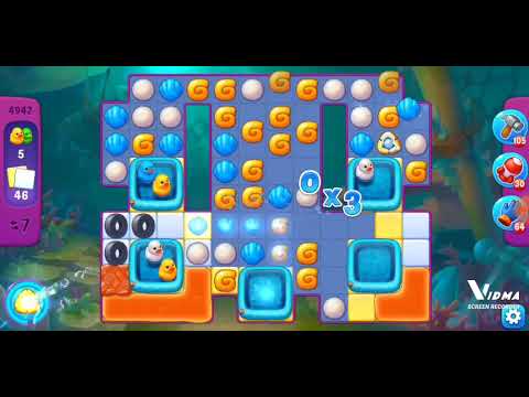 Fishdom. 4942 super hard level no boosters and diamonds