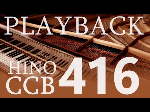 HINO 416 CCB - No Calvário... (Playback Piano e Cello)